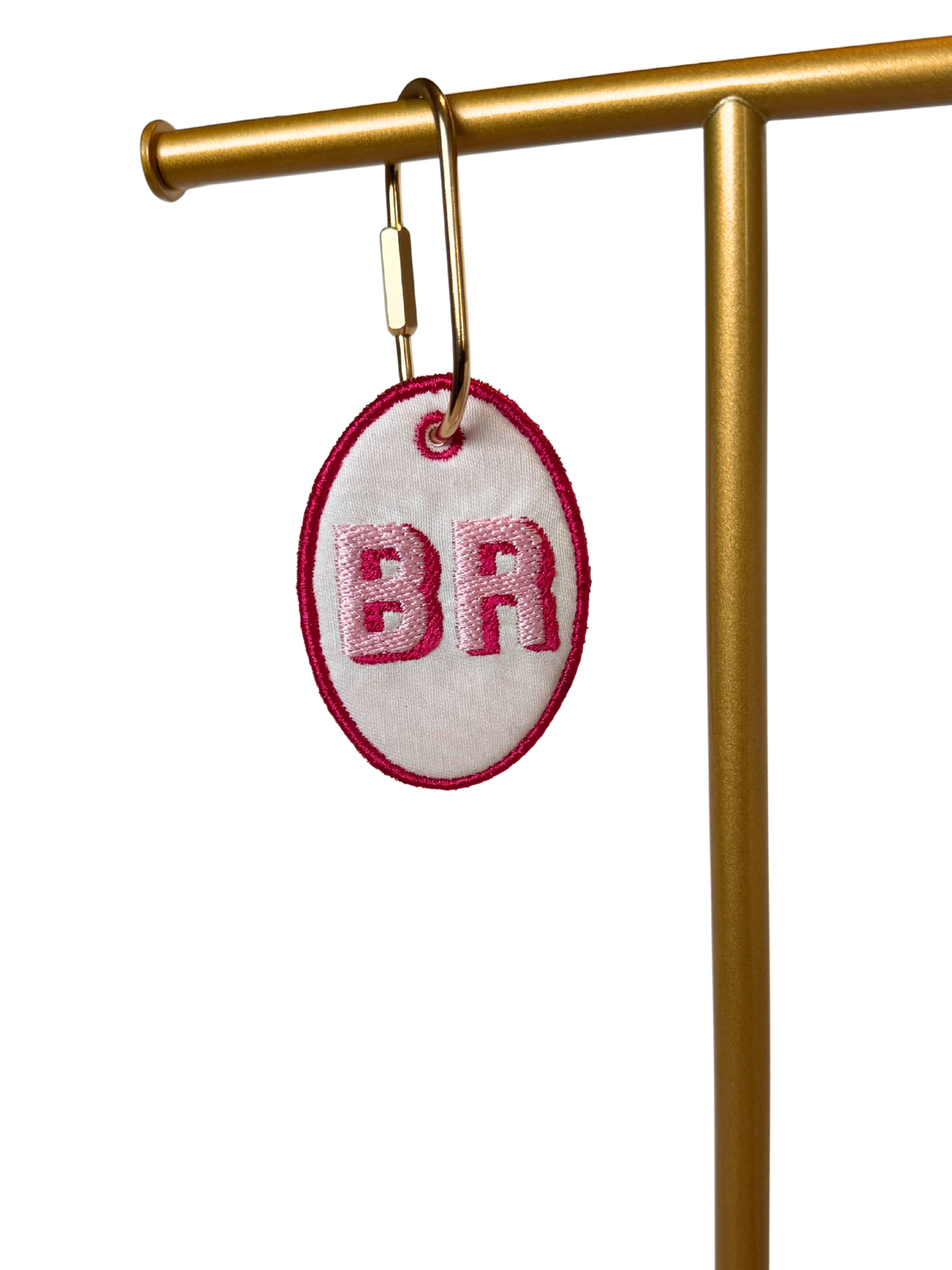 Shadow Initial Bag Tag