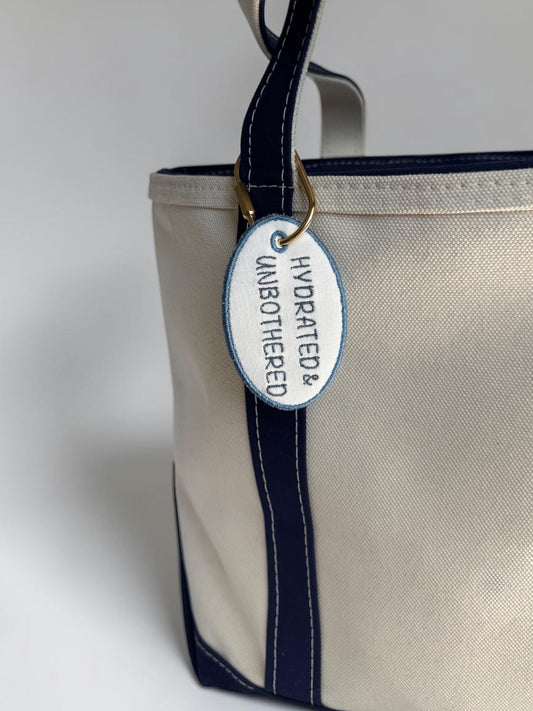 Pilates Girl Embroidered Bag Tag | Aesthetic Keychain | Wellness Gift